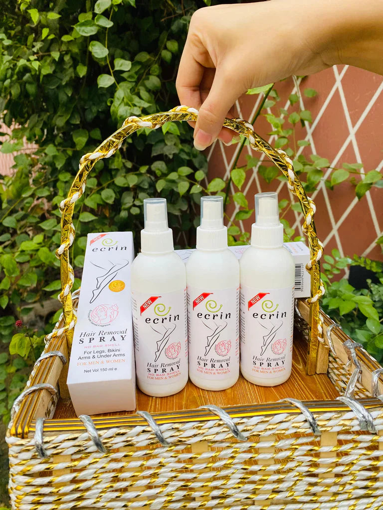 New Original Ecrin Hair Removal Foaming Spray Advance Formula with Refreshing Fragrance 200ml