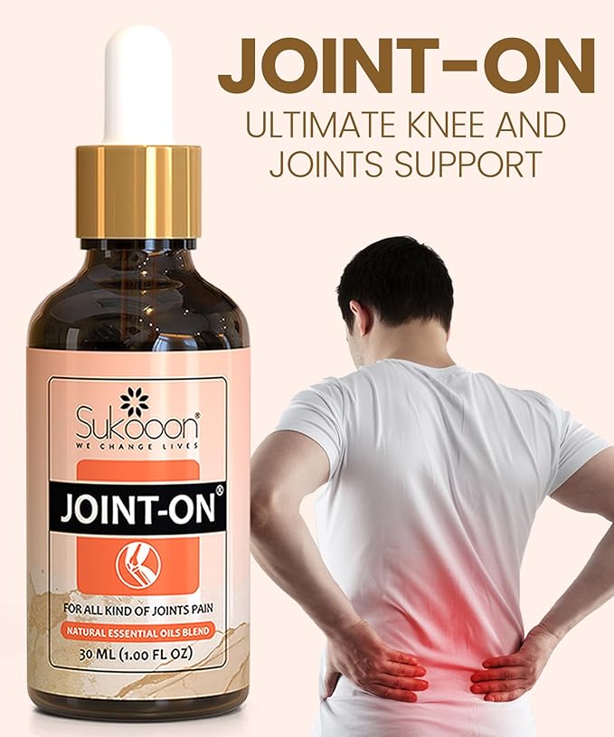 Joint On Oil – Pain Relief Blend for Joints, Knee, Back, Stiffness, Swelling, Arthritis, and Tennis Elbow – Joint Pain Relief Oil for Strains and Sprains