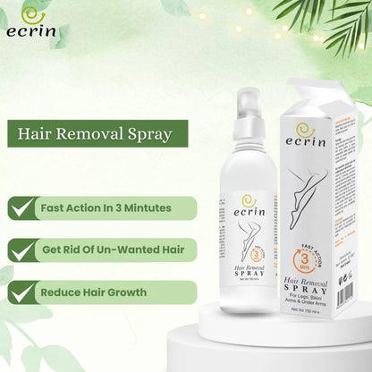 New Original Ecrin Hair Removal Foaming Spray Advance Formula with Refreshing Fragrance 200ml